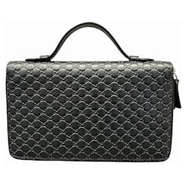 Gucci-Estojo de viagem Micro Guccissima da Gucci-Preto