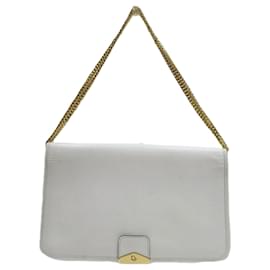 Christian Dior-Christian Dior Dior Honeycomb Shoulder Bag-White