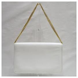 Christian Dior-Christian Dior Dior Honeycomb Shoulder Bag-White