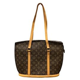 Louis Vuitton-Louis Vuitton Monogram Babylon Tote Bag-Brown,Monogram