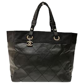 Chanel-Chanel Paris Biarritz MM Tote Bag-Black