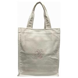 Chanel-Chanel Cruise Line Miami 6069 Tote Bag-Cream