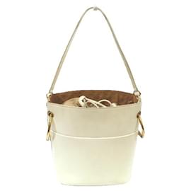 Chloé-Chloé Chloe Roy Medium Bucket Bag Tote-White