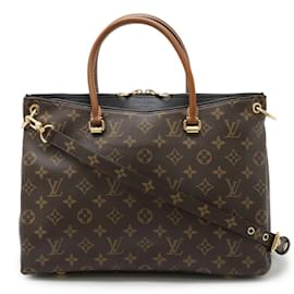 Louis Vuitton-Louis Vuitton Monogram Pallas Handbag-Black