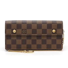 Louis Vuitton-Louis Vuitton Damier Portefeuille Accordion Long Wallet-Brown