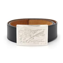 Louis Vuitton-Louis Vuitton Santur Jeans Belt-Black