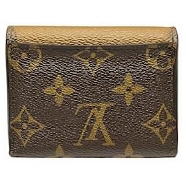 Louis Vuitton-Carteira tri-fold Zoe Monogram Gigante Reverso Louis Vuitton-Marrom,Monograma