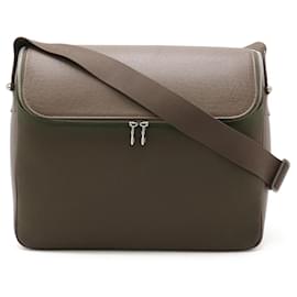 Louis Vuitton-Louis Vuitton Taiga Taimir Shoulder Bag-Brown