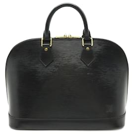 Louis Vuitton-Bolsa de mão Epi Alma Louis Vuitton-Preto