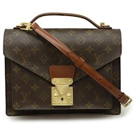 Louis Vuitton-Bolsa de mão Louis Vuitton Monogram Montceau 26-Marrom