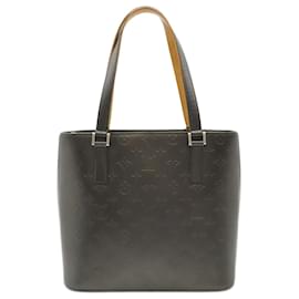 Louis Vuitton-Louis Vuitton Monogram Mat Stockton Tote Bag-Black