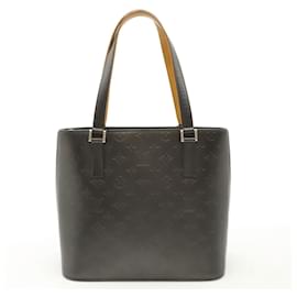 Louis Vuitton-Louis Vuitton Monogram Mat Stockton Tote Bag-Black