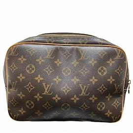 Louis Vuitton-Bolsa de Ombro Reporter PM M45254 Monograma Louis Vuitton-Marrom,Monograma