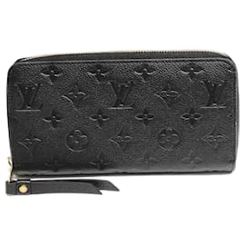 Louis Vuitton-Carteira Zippy Empreinte Louis Vuitton-Preto