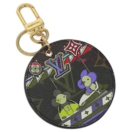 Louis Vuitton-LOUIS VUITTON Monogram Vivienne Porte Cles Illustre Charm M69984 LV Auth 120105-Golden