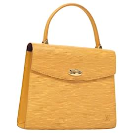 Louis Vuitton-LOUIS VUITTON Bolsa de Mão Epi Malesherbes Tassili Amarelo Jonne M52379 Auth ep8616-Outro