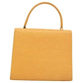 Louis Vuitton-LOUIS VUITTON Bolsa de Mão Epi Malesherbes Tassili Amarelo Jonne M52379 Auth ep8616-Outro