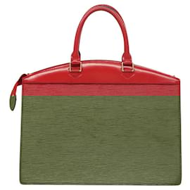 Louis Vuitton-LOUIS VUITTON Bolsa de Mão Epi Riviera Vermelha M48187 LV Auth 119517-Vermelho