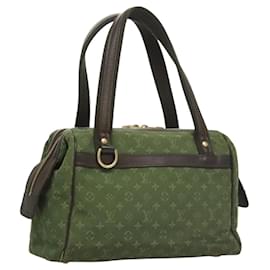 Louis Vuitton-LOUIS VUITTON Monogram Mini Josephine PM Bolsa de Mão TST Caqui M92415 Auth 119727-Caqui