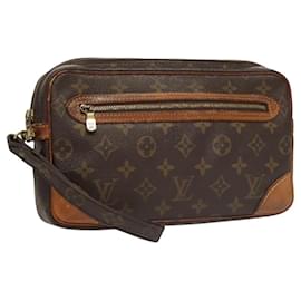 Louis Vuitton-LOUIS VUITTON Monogram Marly Dragonne GM Bolsa Clutch M51825 LV Auth th5891-Monograma