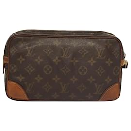 Louis Vuitton-LOUIS VUITTON Monogram Marly Dragonne GM Bolsa Clutch M51825 LV Auth th5891-Monograma