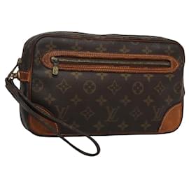 Louis Vuitton-LOUIS VUITTON Monogram Marly Dragonne GM Bolsa Clutch M51825 LV Auth 119323-Monograma