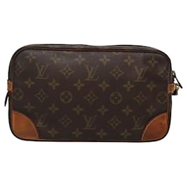 Louis Vuitton-LOUIS VUITTON Monogram Marly Dragonne GM Bolsa Clutch M51825 LV Auth 119323-Monograma