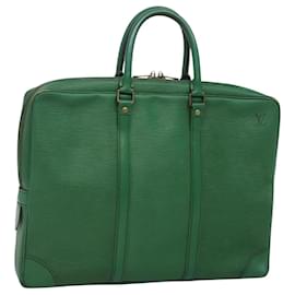 Louis Vuitton-LOUIS VUITTON Epi Porte Documents Voyage Business Bag Green M54474 Auth 119519-Green