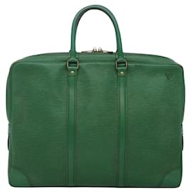 Louis Vuitton-LOUIS VUITTON Epi Porte Documents Voyage Business Bag Green M54474 Auth 119519-Green