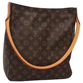 Louis Vuitton-LOUIS VUITTON Bolsa de Ombro Monogram Looping GM M51145 LV Auth ep8646-Monograma
