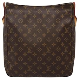 Louis Vuitton-LOUIS VUITTON Bolsa de Ombro Monogram Looping GM M51145 LV Auth ep8646-Monograma