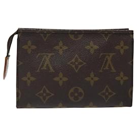 Louis Vuitton-LOUIS VUITTON Monogram Poche Toilette 15 Pouch M47546 LV Auth am8106-Monograma