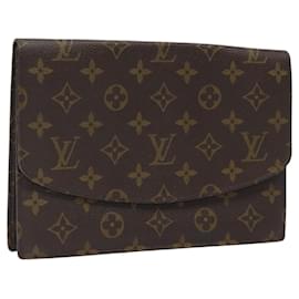 Louis Vuitton-LOUIS VUITTON Monogram Pochette Rabat 23 Clutch Bag M51940 LV Auth 120210-Monogram