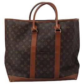 Louis Vuitton-LOUIS VUITTON Monogram Sac Weekend GM Tote Bag M42420 LV Auth 118090-Monogram
