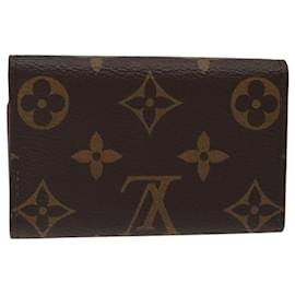 Louis Vuitton-LOUIS VUITTON Monogram Multicles 6 Estojo para Chaves Fúcsia M60701 LV Auth am8073-Fuschia,Monograma