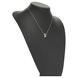 Autre Marque-TIFFANY&Co. Loving Heart Necklace Ag925 Silver Auth am8077-Silvery