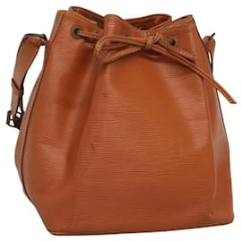 Louis Vuitton-LOUIS VUITTON Epi Petit Noe Bolsa de Ombro Zipangu Ouro M44108 LV Auth 120446-Outro