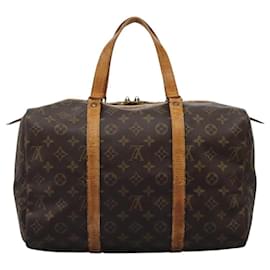 Louis Vuitton-LOUIS VUITTON Monogram Sac Souple 35 Boston Bag M41626 LV Auth 120098-Monograma