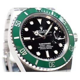 Rolex-ROLEX Submariner date green bezel 126610LV '21 Mens-Silvery