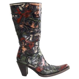 Free Lance Botas de vaquero de cuero multicolores Multicolor