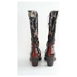 Free Lance-Leather cowboy boots-Multiple colors