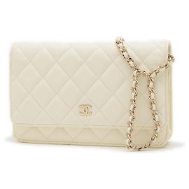 Chanel Wallet On Chain White