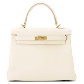 Hermès-Hermès Kelly 25-Cream