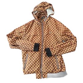 Louis Vuitton - giacca monogrammata Marrone scuro
