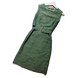 Nina Ricci - robe vintage verte Vert foncé