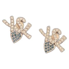 Yves Saint Laurent-Yves Saint Laurent - earrings clips-Silver hardware