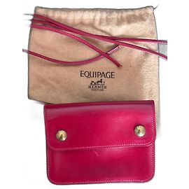 Hermès - pochette ceinture rouge vintage Rouge