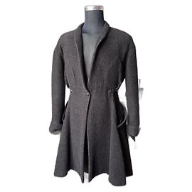Thierry Mugler - beautiful fitted wool coat Grey