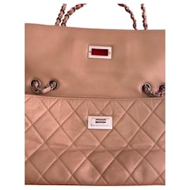 Chanel-chanel beige mademoiselle lock east west flap bag-Beige