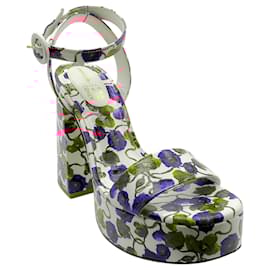 Autre Marque-Larroude X Johnathan Cohen Multi Floral Platform Sandals-Multiple colors